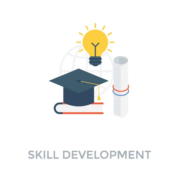 Skill Development Illustration Design — Stock Vector