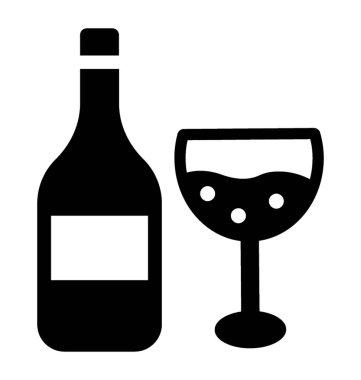 şişe şarap sağlam bir simgesi