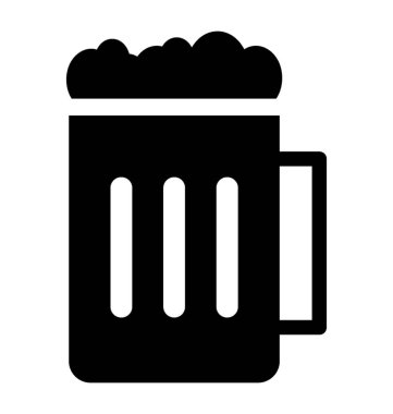 Bira, kupa katı simgesi 