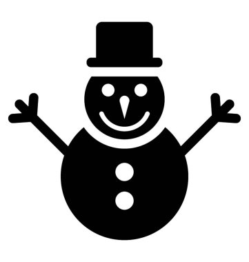 Vektör kardan adam sağlam simgesi