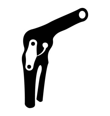 Bacak kemiği katı simgesi