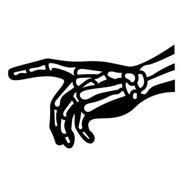 El kemiklerin sağlam simgesi tasarım