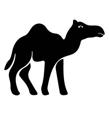 Çölün memeli, deve katı simgesi