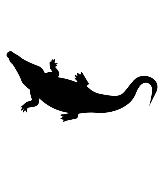 Icône Glyphe Reptile Vectoriel — Image vectorielle