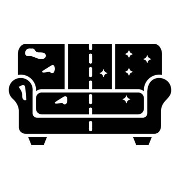 Katı simgesi tasarım kanepe 