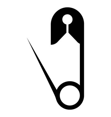 Bebek clipper, çengelli iğne simgesi