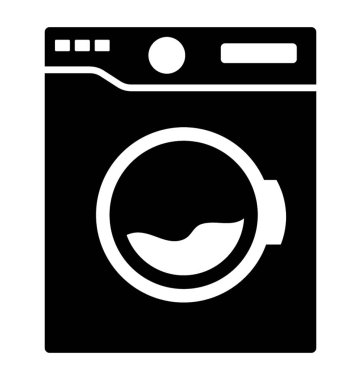 Çamaşır makinesi tasarımını katı simgesi