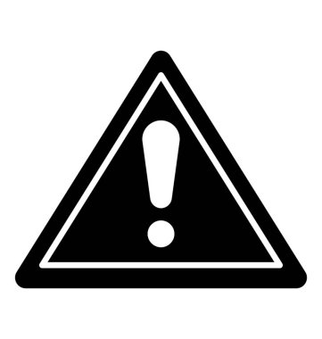 Hata simgesi katı simgesi tasarım