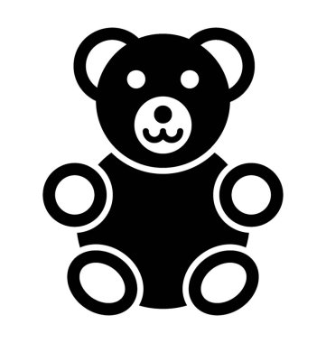 Malzeme oyuncak katı simgesi tasarım