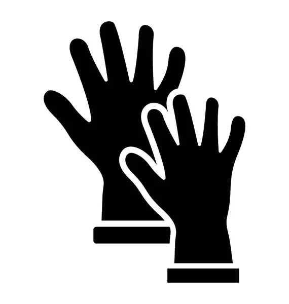 清洁手套的坚固图标 — 图库矢量图片