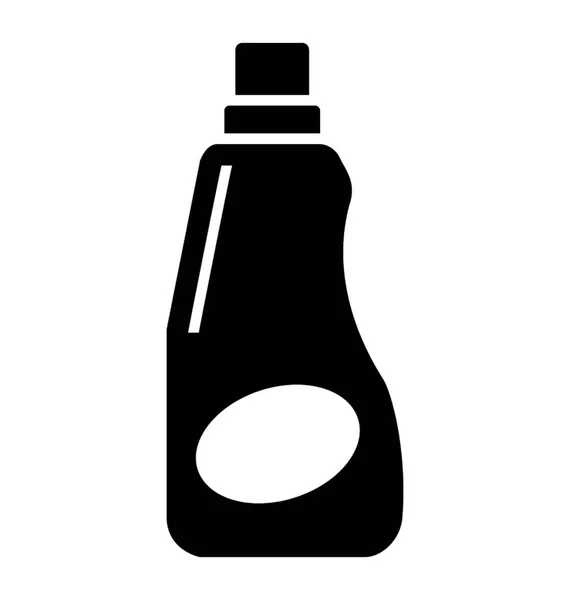 Design Ícone Sólido Detergente —  Vetores de Stock