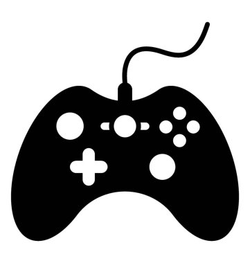  Joystick oyun sağlam simgesi tasarım 