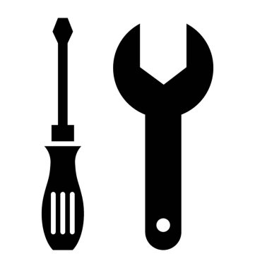 İş aracı katı simgesi tasarım 