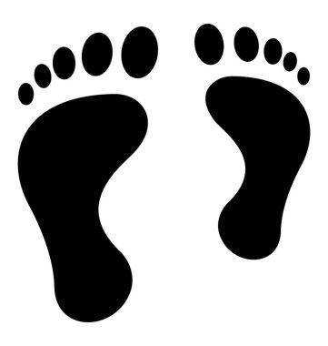 Ebeveynler ayakları sağlam simgesi tasarım 