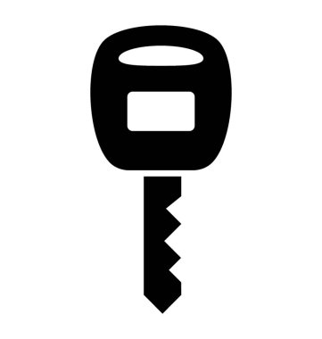 Araba anahtarın sağlam tasarım simgesi 