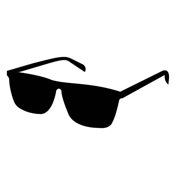 Occhiali Moda Occhiali Solido Design Icona — Vettoriale Stock