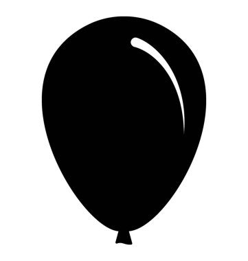 Balon katı simgesi tasarım 