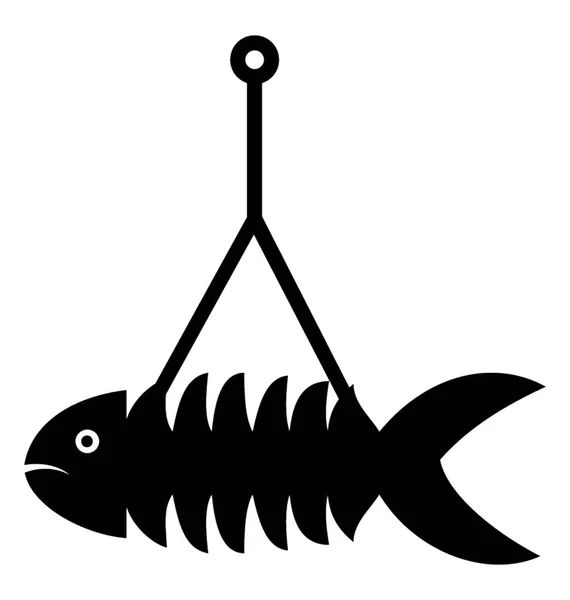Wassertiere Fische Bne Solides Icon Design — Stockvektor
