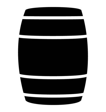 Bira varil tasarımını katı simgesi