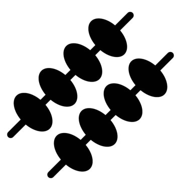 Et ve sebze şiş ızgara hazır