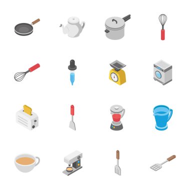 Nesnelerin simgeler yenilikçi bir sürüsü izleyicilerin dikkatini kapmak için üç boyutlu görsel sağlamaktadır. Hemen hemen her ve her gün rutin yumurta kaçak avcı, kızartma tavası, Çaydanlık, şişesi, basınç, tencere, kurmalı gibi kullanılmak üzere her şeyi bulacaksınız