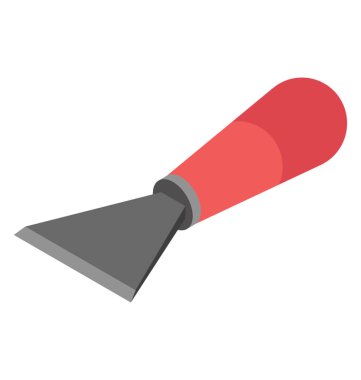 Spatula izometrik simgesi tasarım