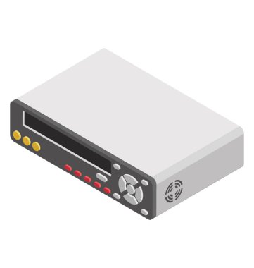 DVD Player vektör simgesi