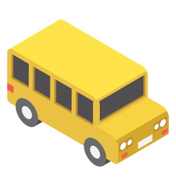 jeep, izometrik üç boyutlu vektör