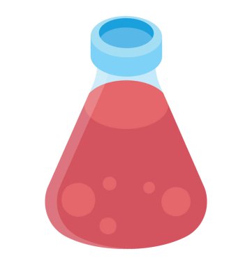 Laboratuvar kimyasal şişesi simgesi