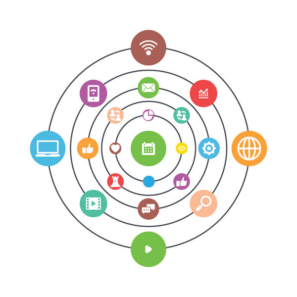 Инфографическая плоская иллюстрация

