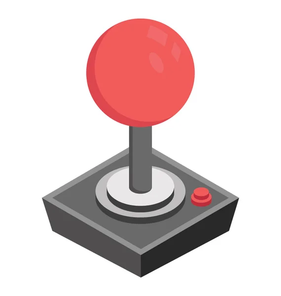 Joystick Simboliza Icono Del Juego — Vector de stock