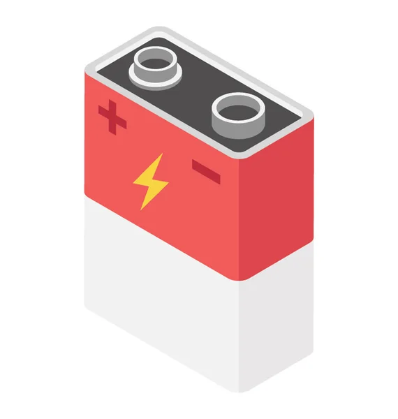 动力电池等距图标设计 — 图库矢量图片
