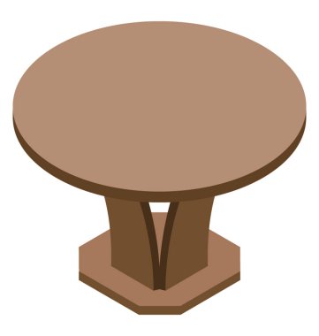 Tablo izometrik simgesi tasarım