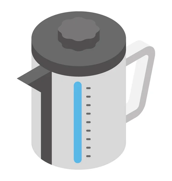 Wasserbehälter Wasserkocher — Stockvektor