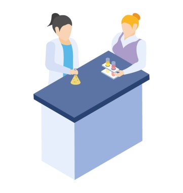 Kimyasal izometrik simgesi tasarımı sınama, Laboratuvar deney