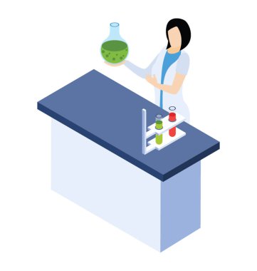 Kimyasal izometrik simgesi tasarımı sınama, Laboratuvar deney