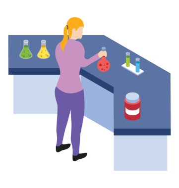 İzometrik simgesi tasarım araştırma alanının 