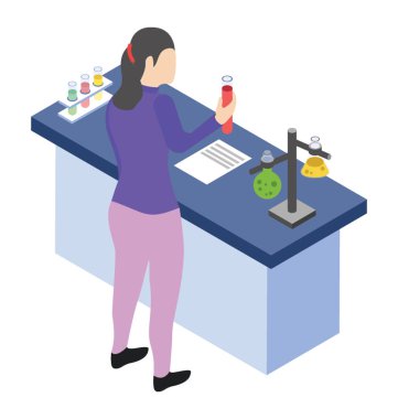 Kimyasal izometrik simgesi tasarımı sınama, Laboratuvar deney