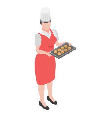 Baker, düz simgesi tasarım