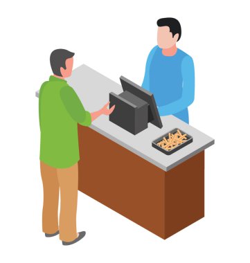 Düz simgesi tasarım gıda mahkeme, yiyecek yard