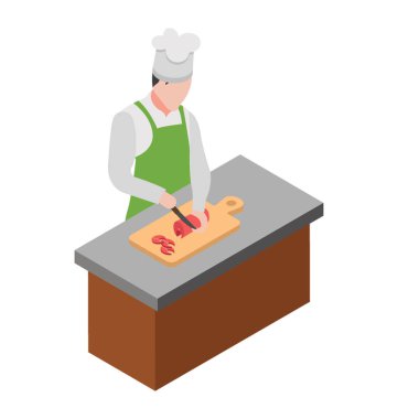 Kasap düz simgesi tasarım 