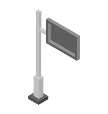 Tabela izometrik düz simgesi