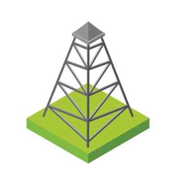 İzometrik düz simgesi tasarım 