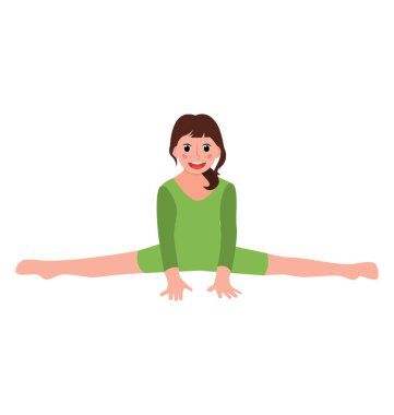 Çocuk ileri eğmek düz simgesi tasarım