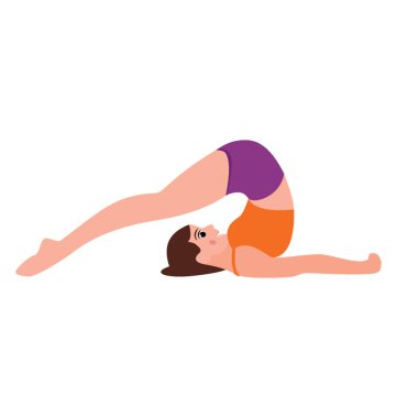 Uzanmış bacak düz simgesi tasarım, atletik kavramı