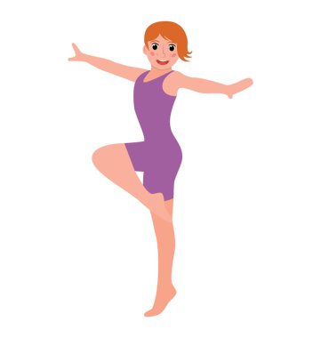 Düz simgesi tasarım dans poz 