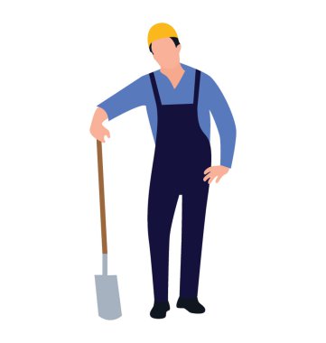 Düz simgesi tasarım iş, istihdam kavramının