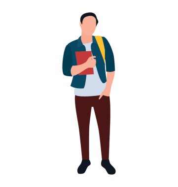 İş başvuru düz simgesi tasarım