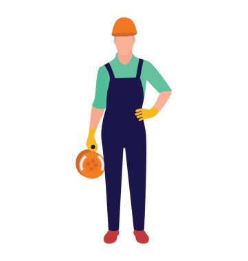 Adam düz simgesi tasarım, ev erkeği kavramı onarma 