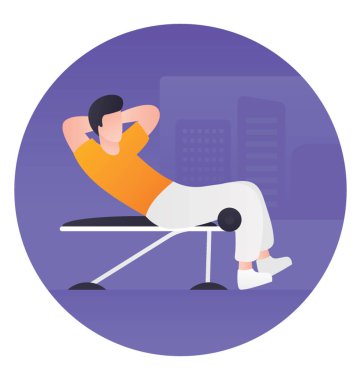 Spor salonunda egzersiz, fiziksel uygunluk